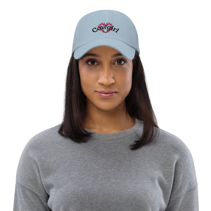 Cowgirl Flame Heart Embroidered Hat