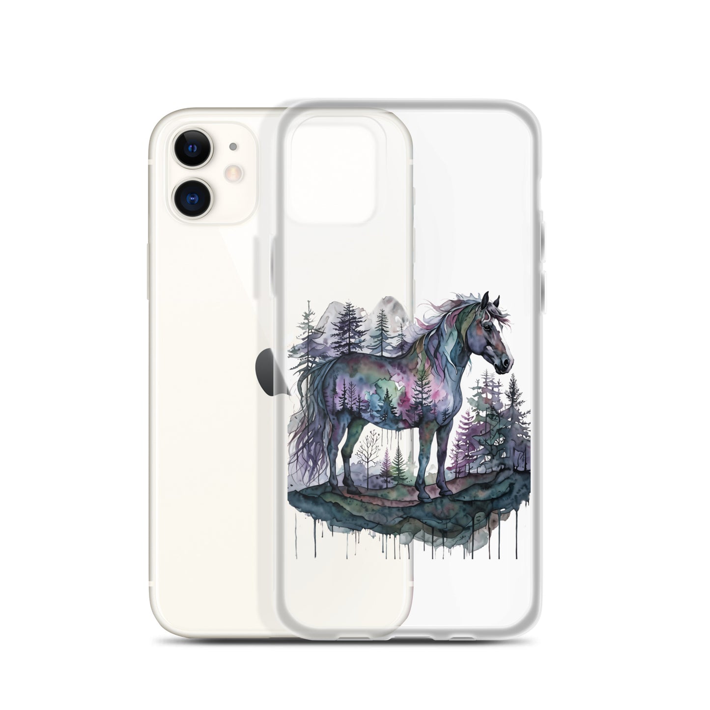 Spirit in the Pines Clear Case for iPhone®