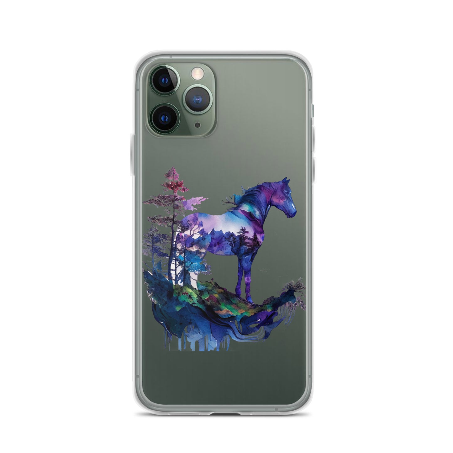 Indigo Mountain Horse Clear Case for iPhone®