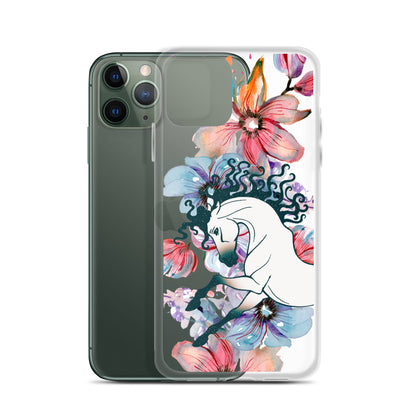 Equine Blossom Clear Case for iPhone®