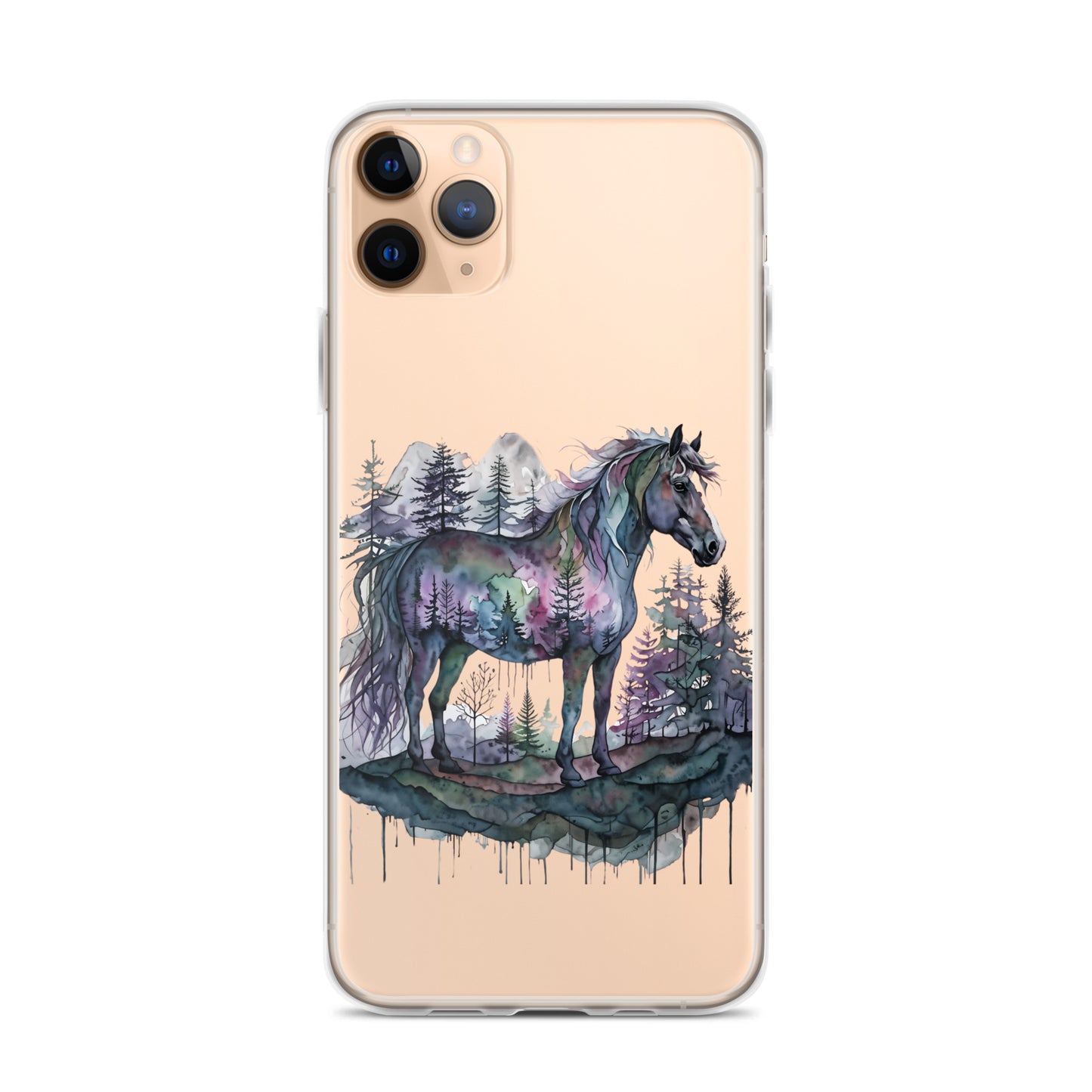 Spirit in the Pines Clear Case for iPhone®