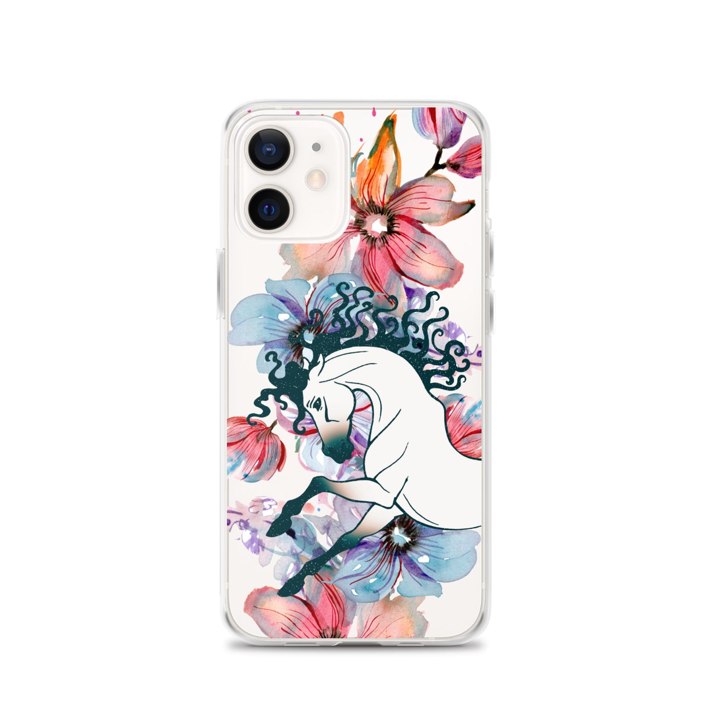 Equine Blossom Clear Case for iPhone®