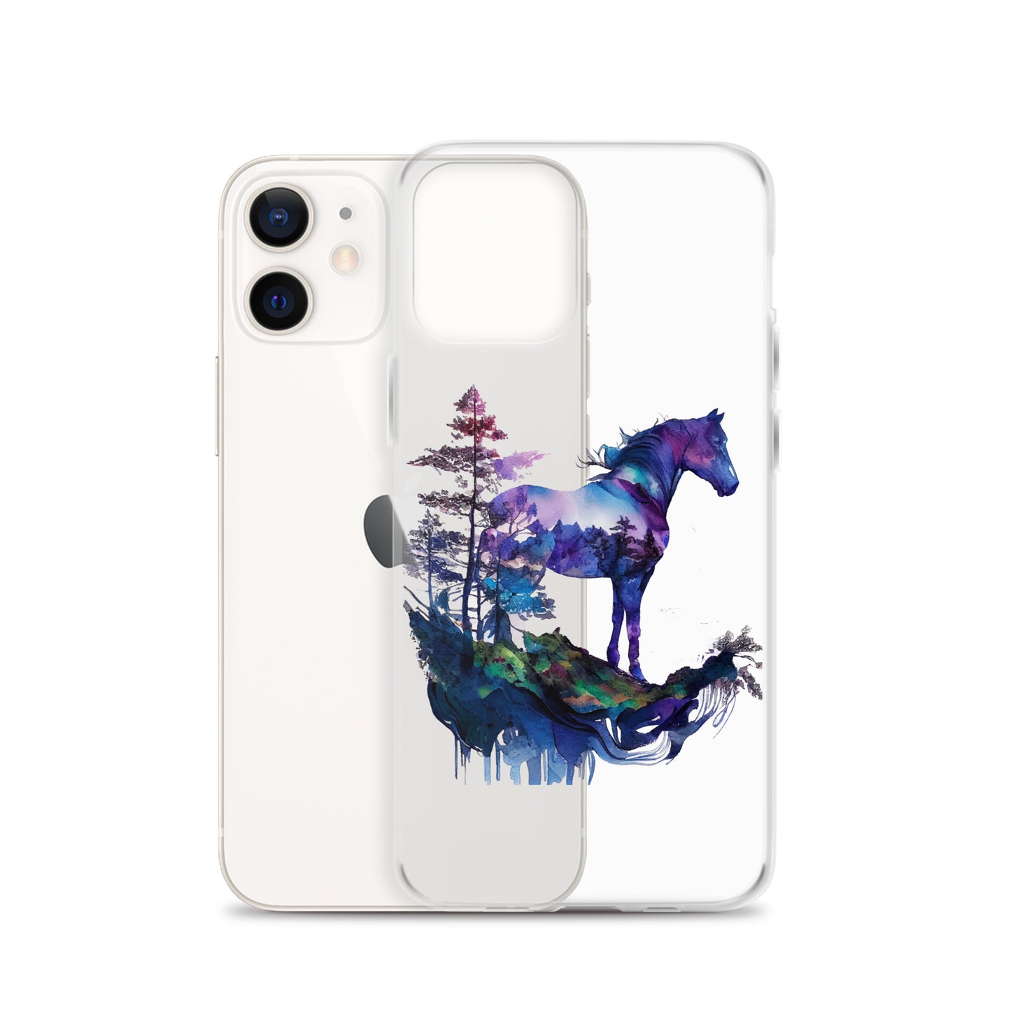 Indigo Mountain Horse Clear Case for iPhone®