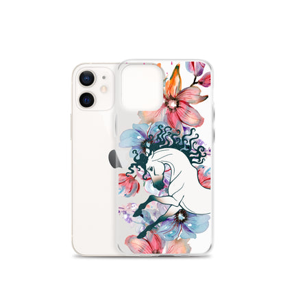 Equine Blossom Clear Case for iPhone®