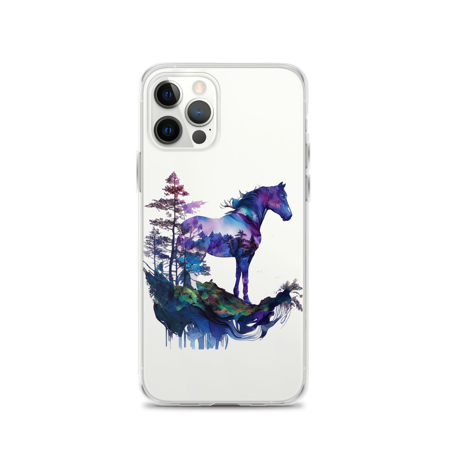 Indigo Mountain Horse Clear Case for iPhone®