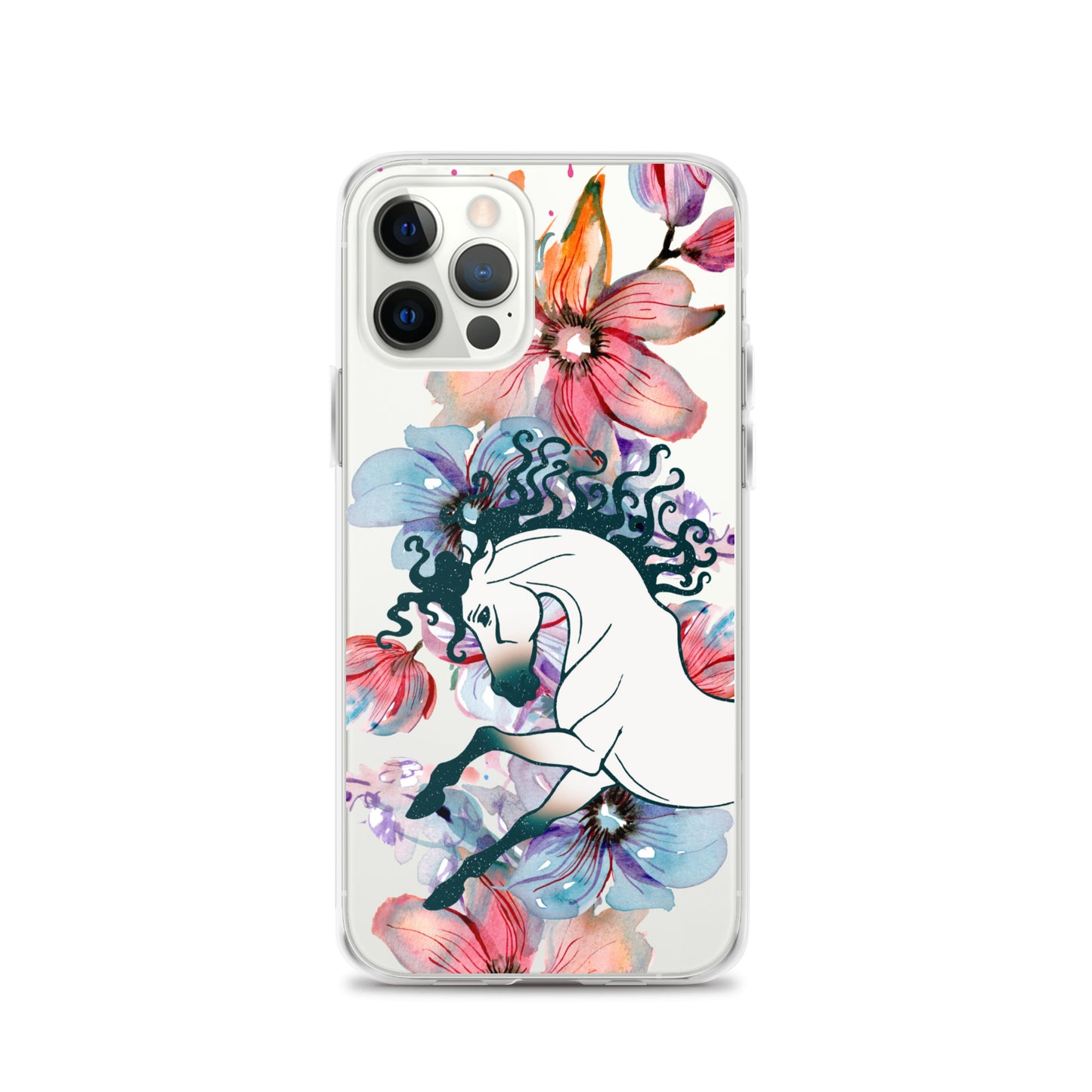 Equine Blossom Clear Case for iPhone®