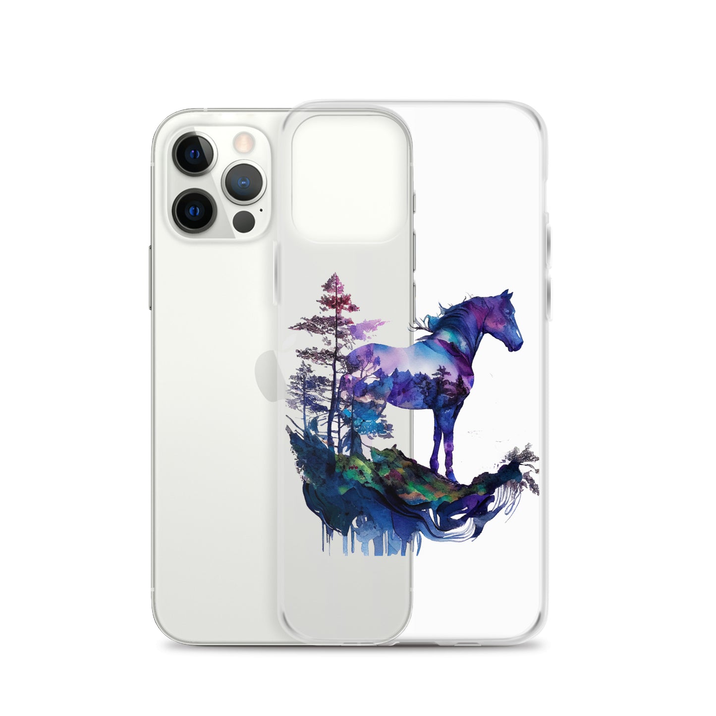 Indigo Mountain Horse Clear Case for iPhone®