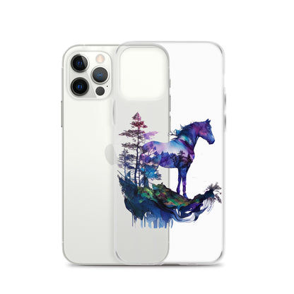 Indigo Mountain Horse Clear Case for iPhone®