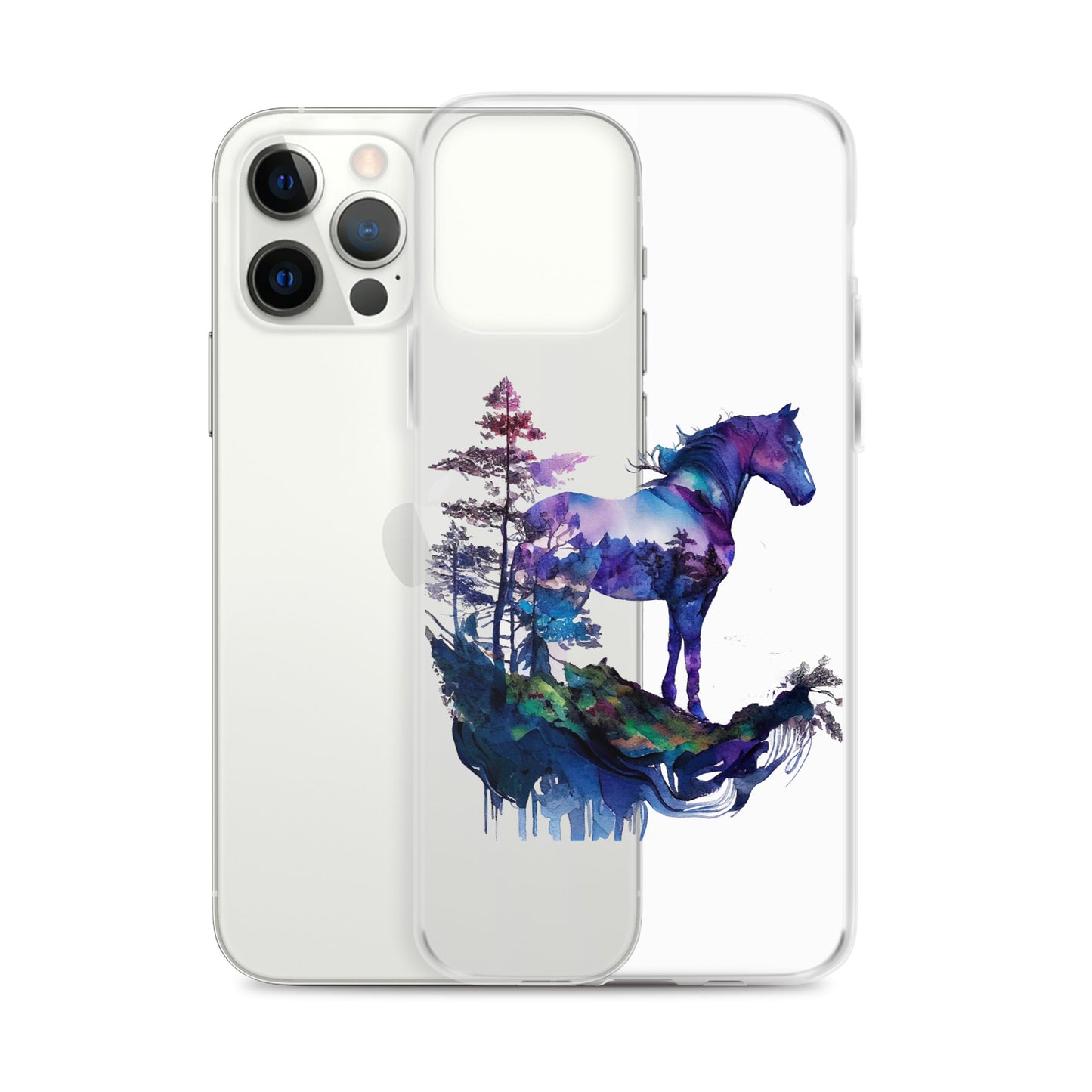 Indigo Mountain Horse Clear Case for iPhone®