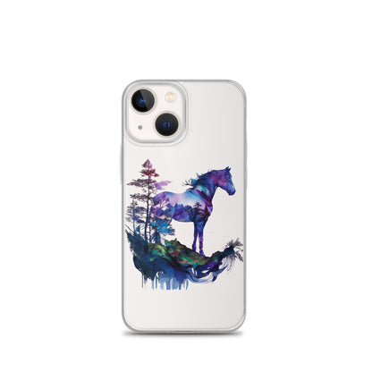 Indigo Mountain Horse Clear Case for iPhone®