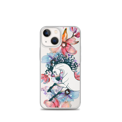 Equine Blossom Clear Case for iPhone®