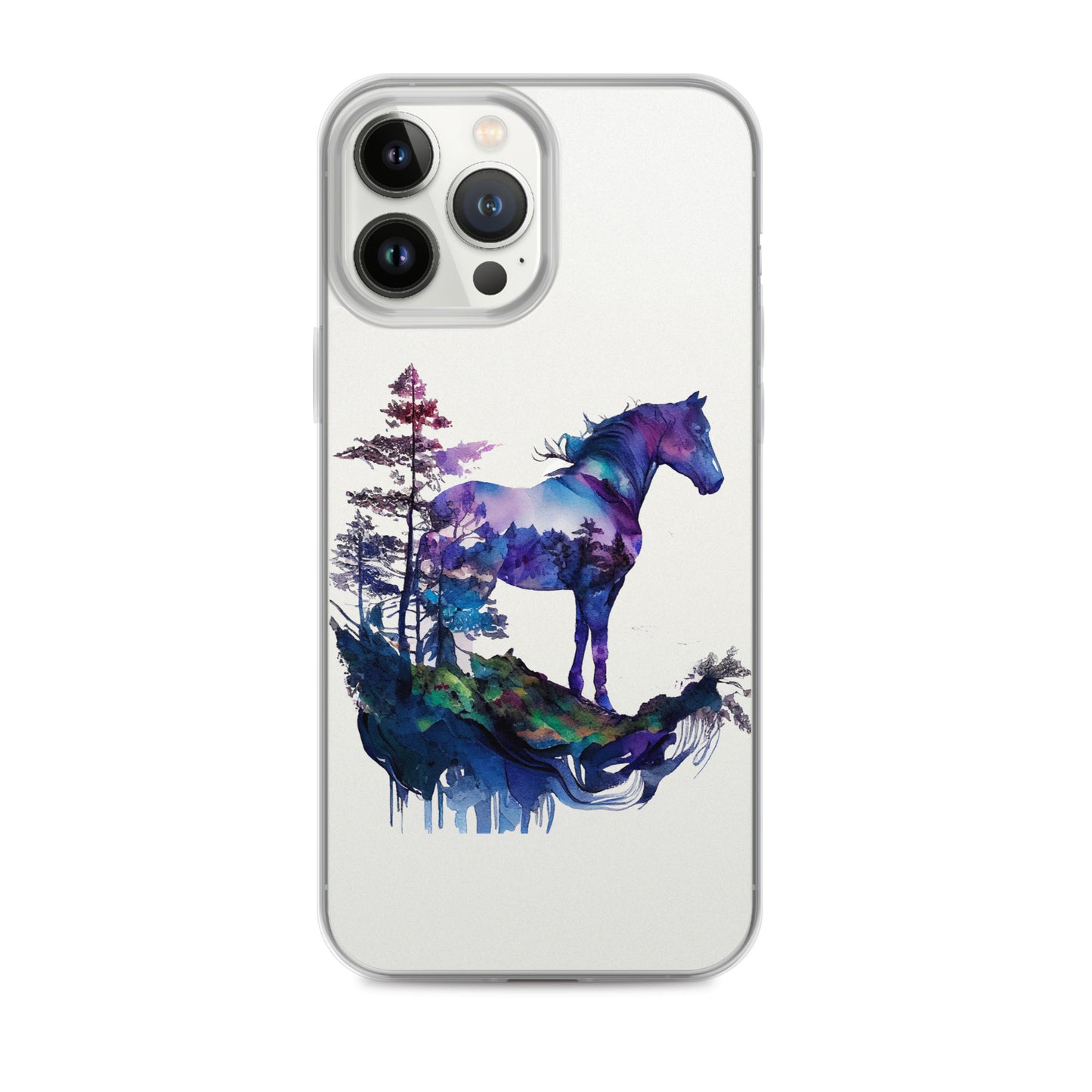 Indigo Mountain Horse Clear Case for iPhone®