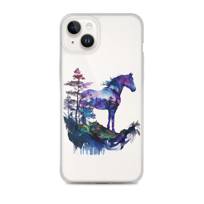 Indigo Mountain Horse Clear Case for iPhone®