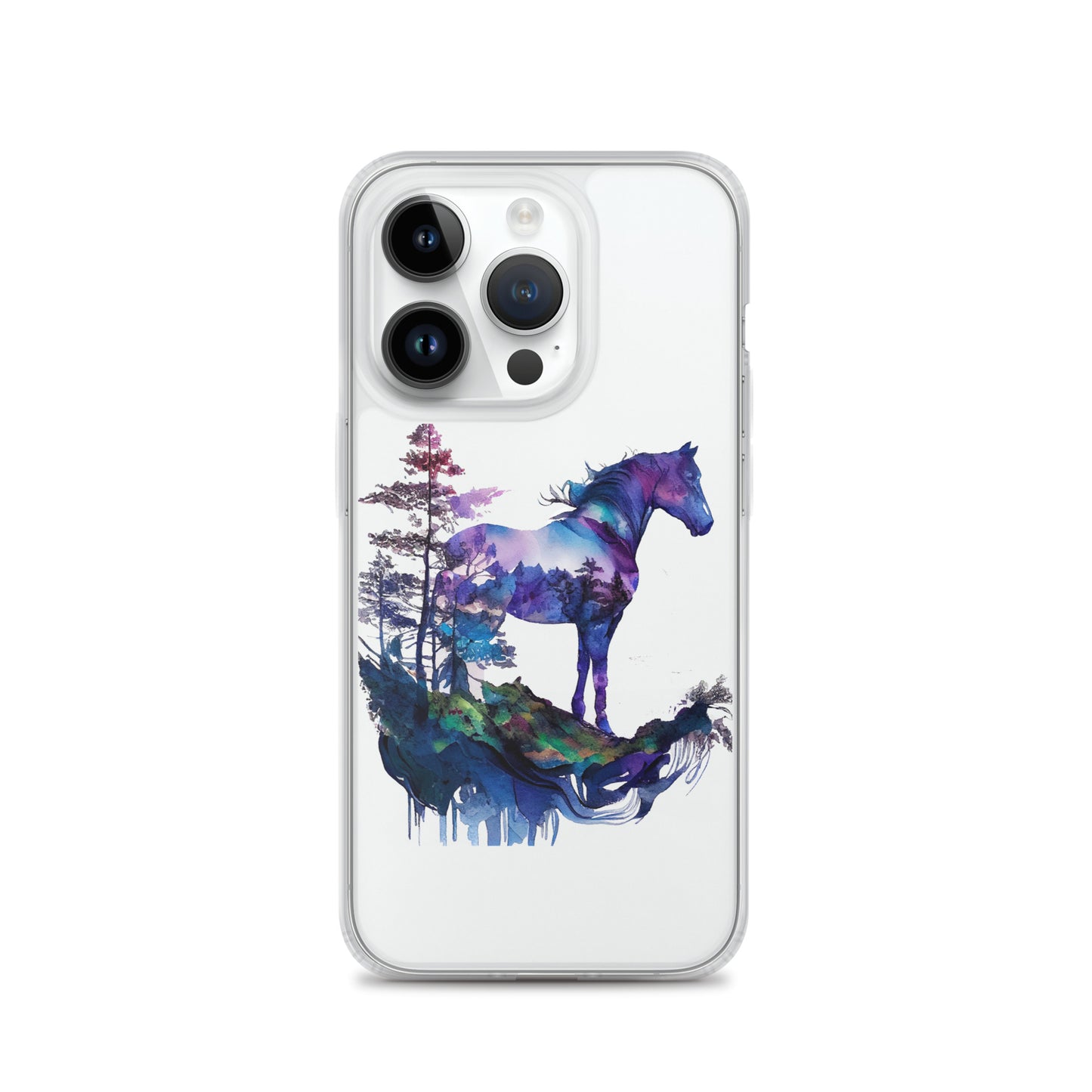 Indigo Mountain Horse Clear Case for iPhone®