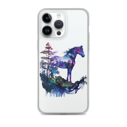 Indigo Mountain Horse Clear Case for iPhone®