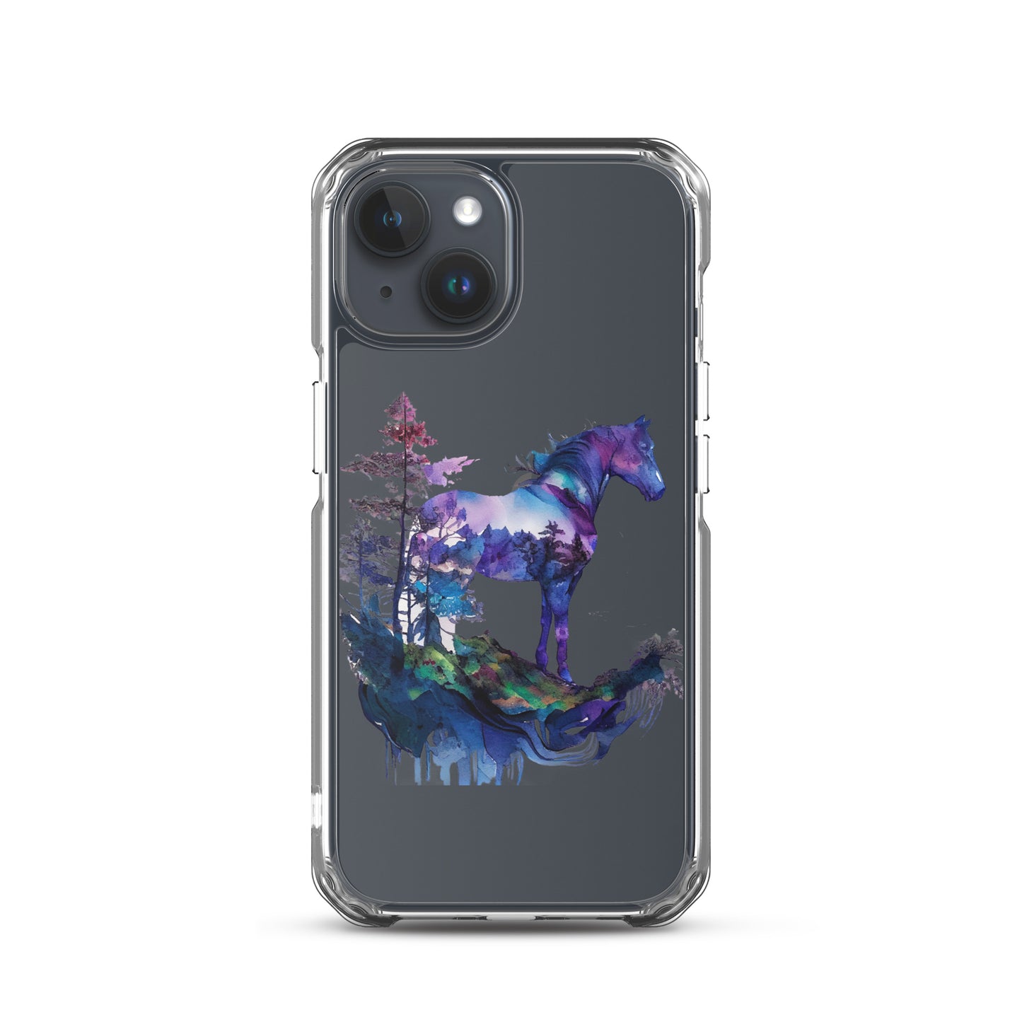 Indigo Mountain Horse Clear Case for iPhone®