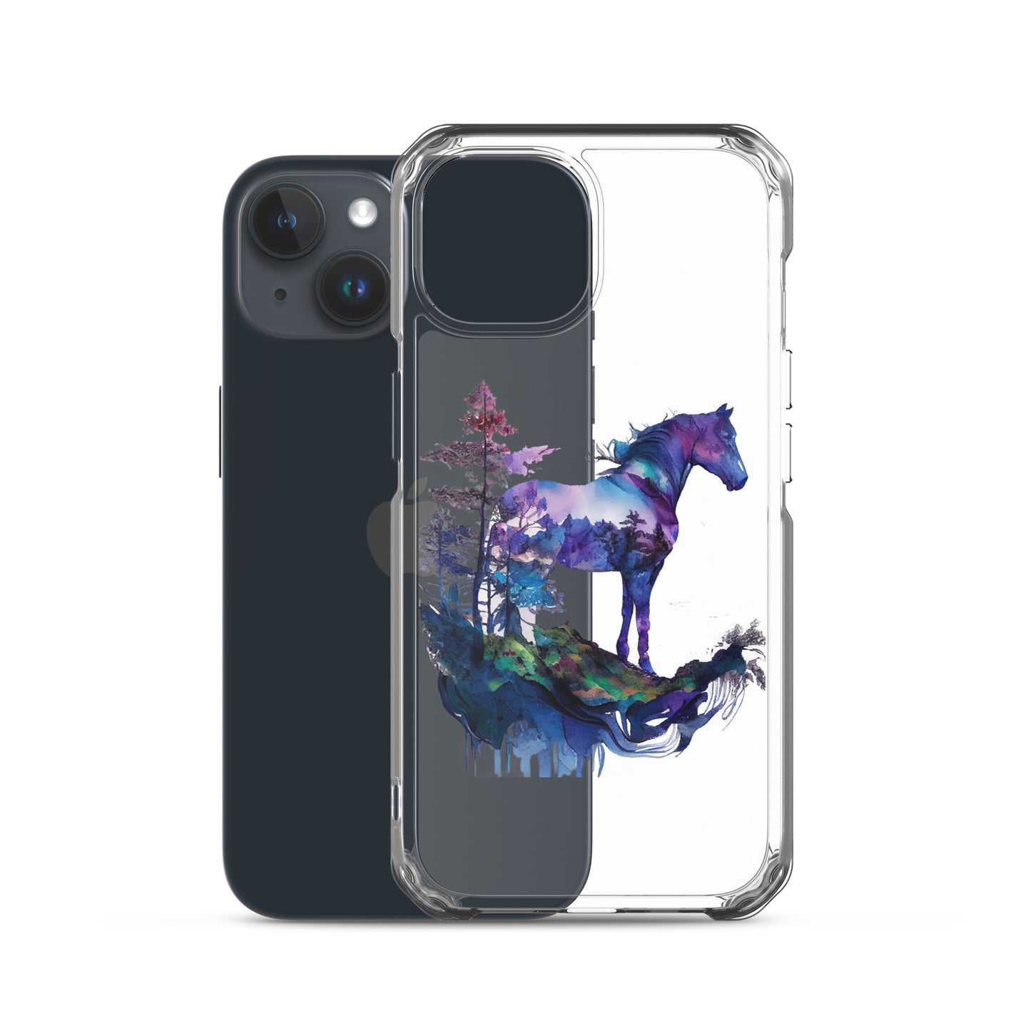 Indigo Mountain Horse Clear Case for iPhone®