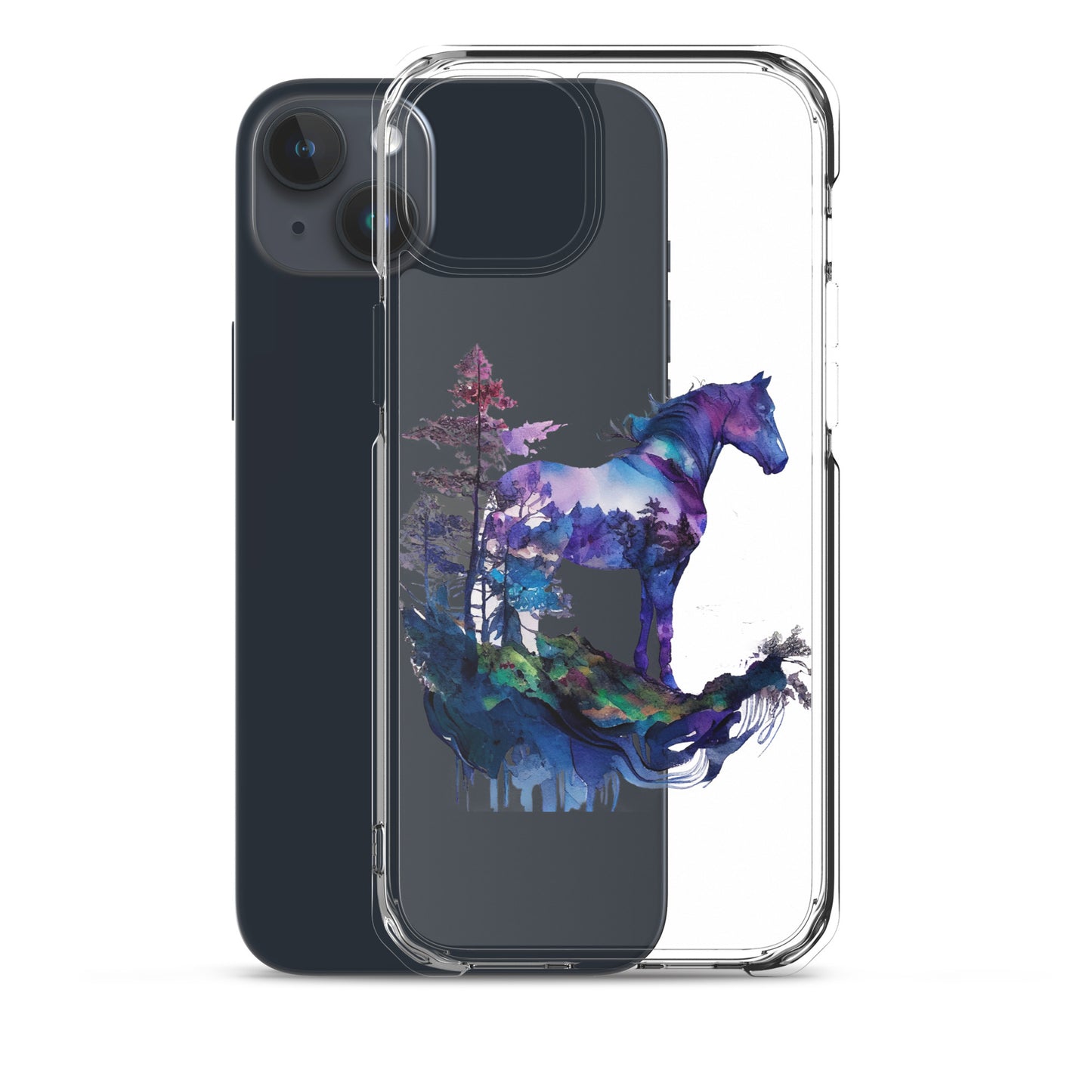 Indigo Mountain Horse Clear Case for iPhone®