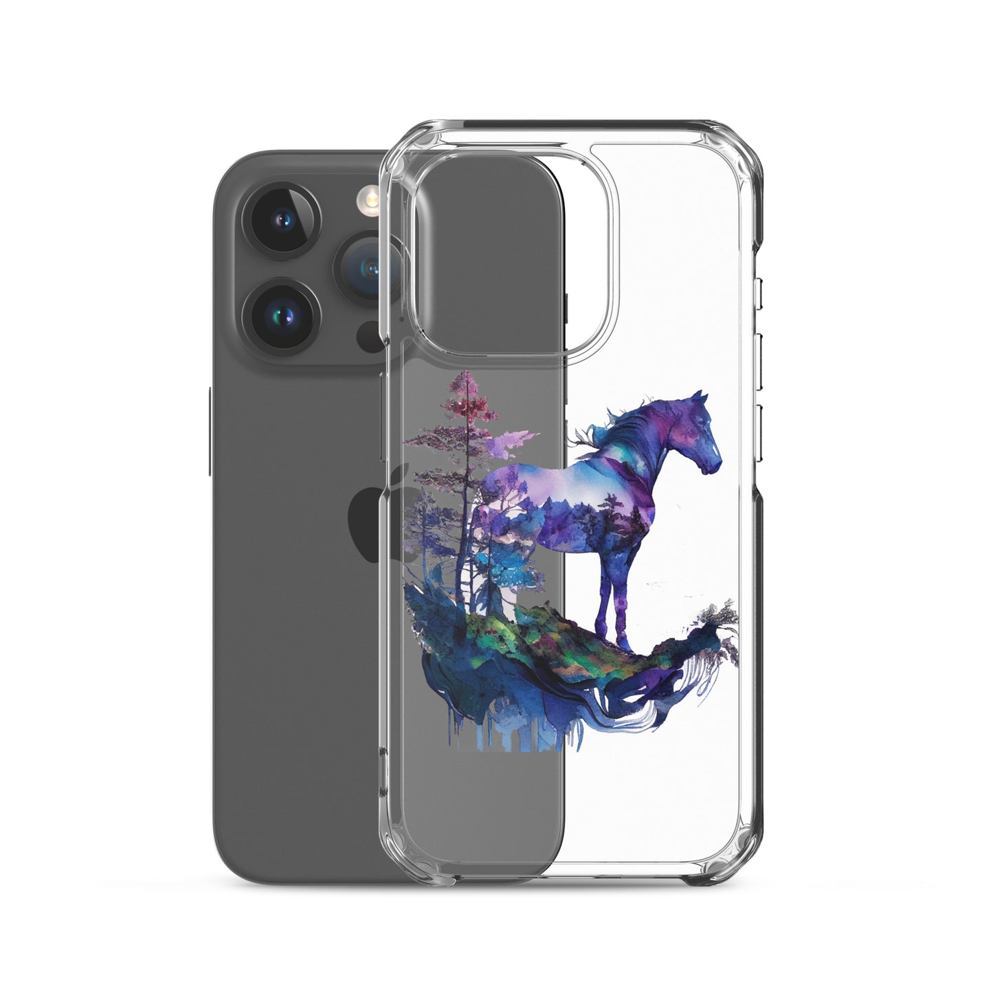 Indigo Mountain Horse Clear Case for iPhone®