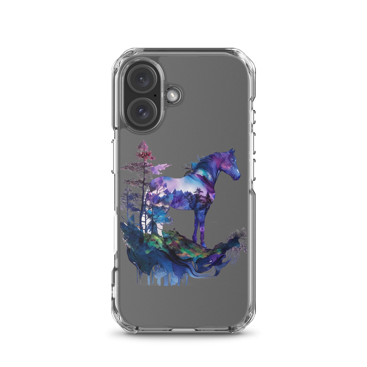 Indigo Mountain Horse Clear Case for iPhone®