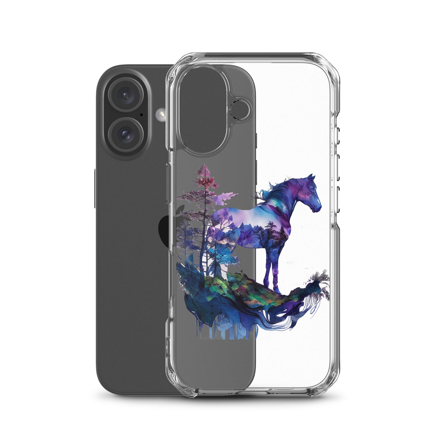 Indigo Mountain Horse Clear Case for iPhone®