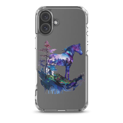 Indigo Mountain Horse Clear Case for iPhone®