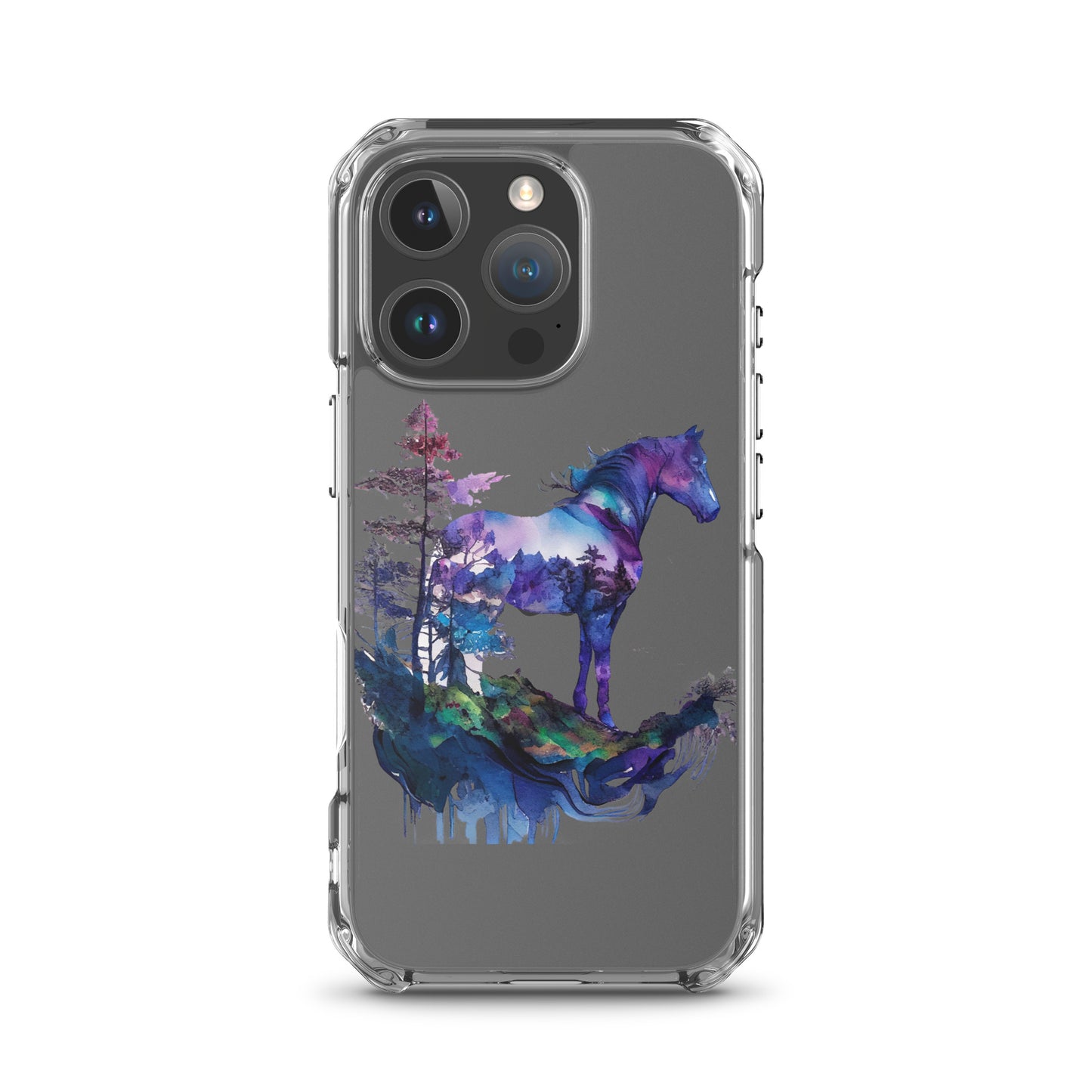 Indigo Mountain Horse Clear Case for iPhone®