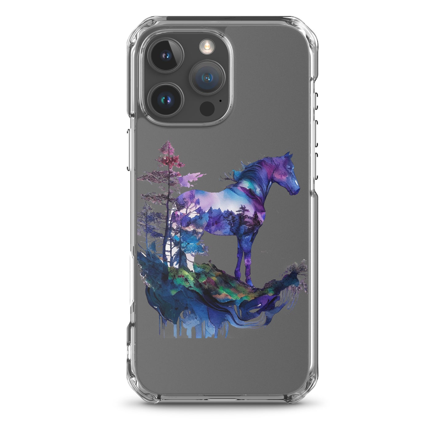 Indigo Mountain Horse Clear Case for iPhone®