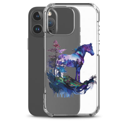 Indigo Mountain Horse Clear Case for iPhone®