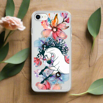 Equine Blossom Clear Case for iPhone®