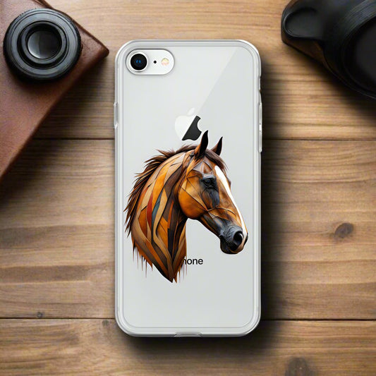 Geometric Horseplay Clear Case for iPhone®