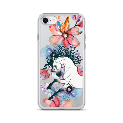 Equine Blossom Clear Case for iPhone®