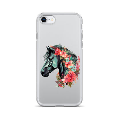 Midnight Tropic Beauty Clear Case for iPhone®