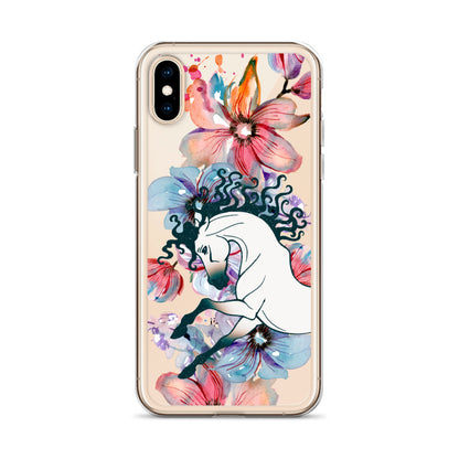 Equine Blossom Clear Case for iPhone®