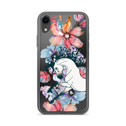 Equine Blossom Clear Case for iPhone®