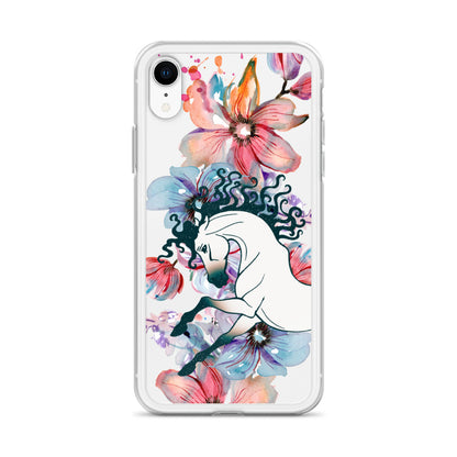 Equine Blossom Clear Case for iPhone®