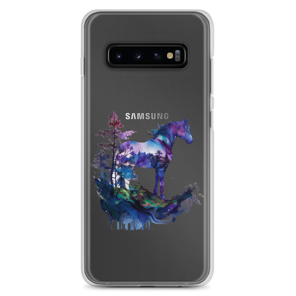 Indigo Mountain Horse Clear Case for Samsung®