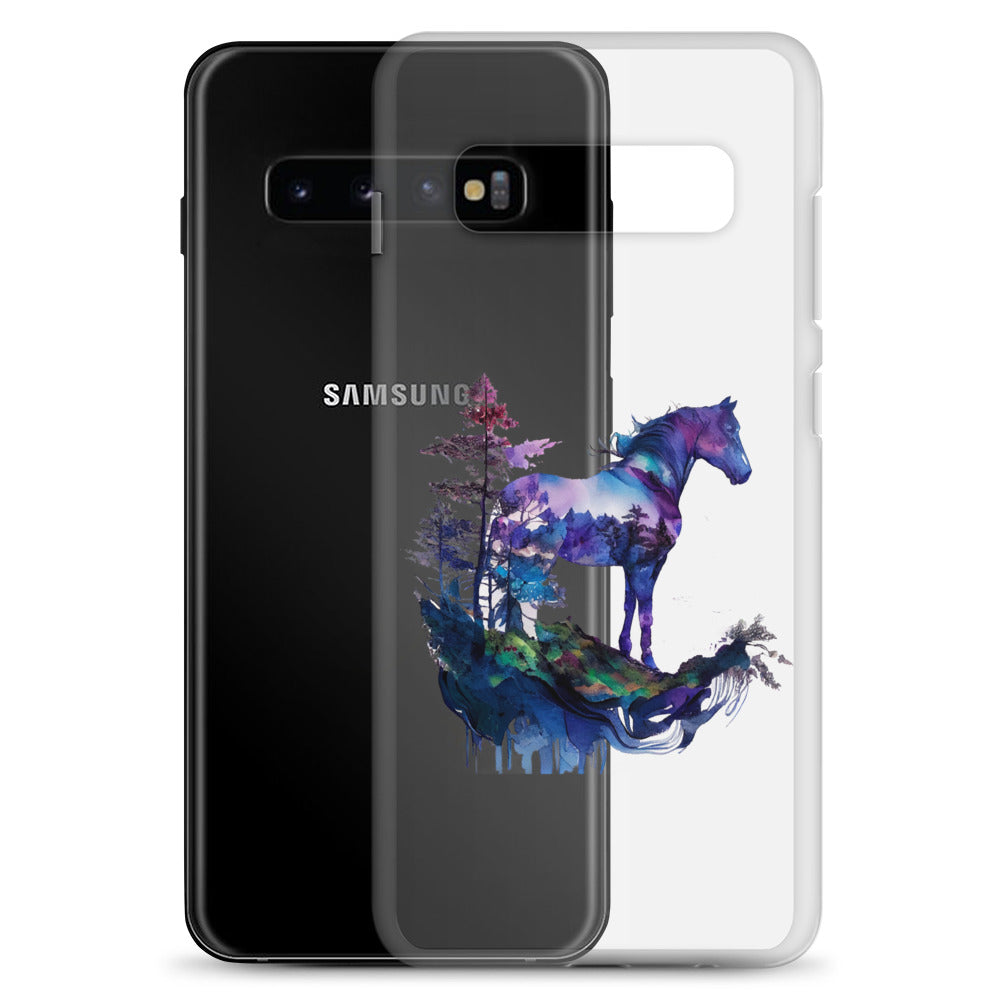 Indigo Mountain Horse Clear Case for Samsung®