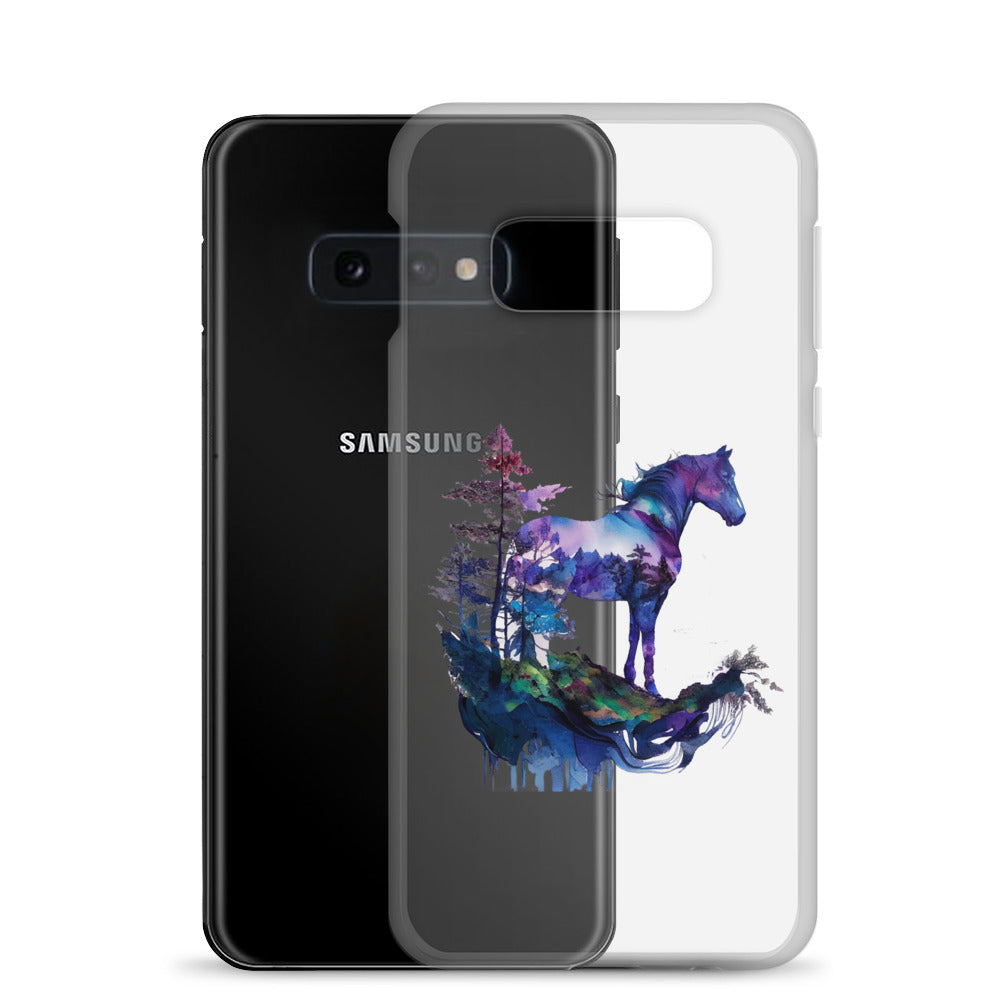 Indigo Mountain Horse Clear Case for Samsung®