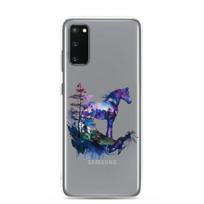 Indigo Mountain Horse Clear Case for Samsung®