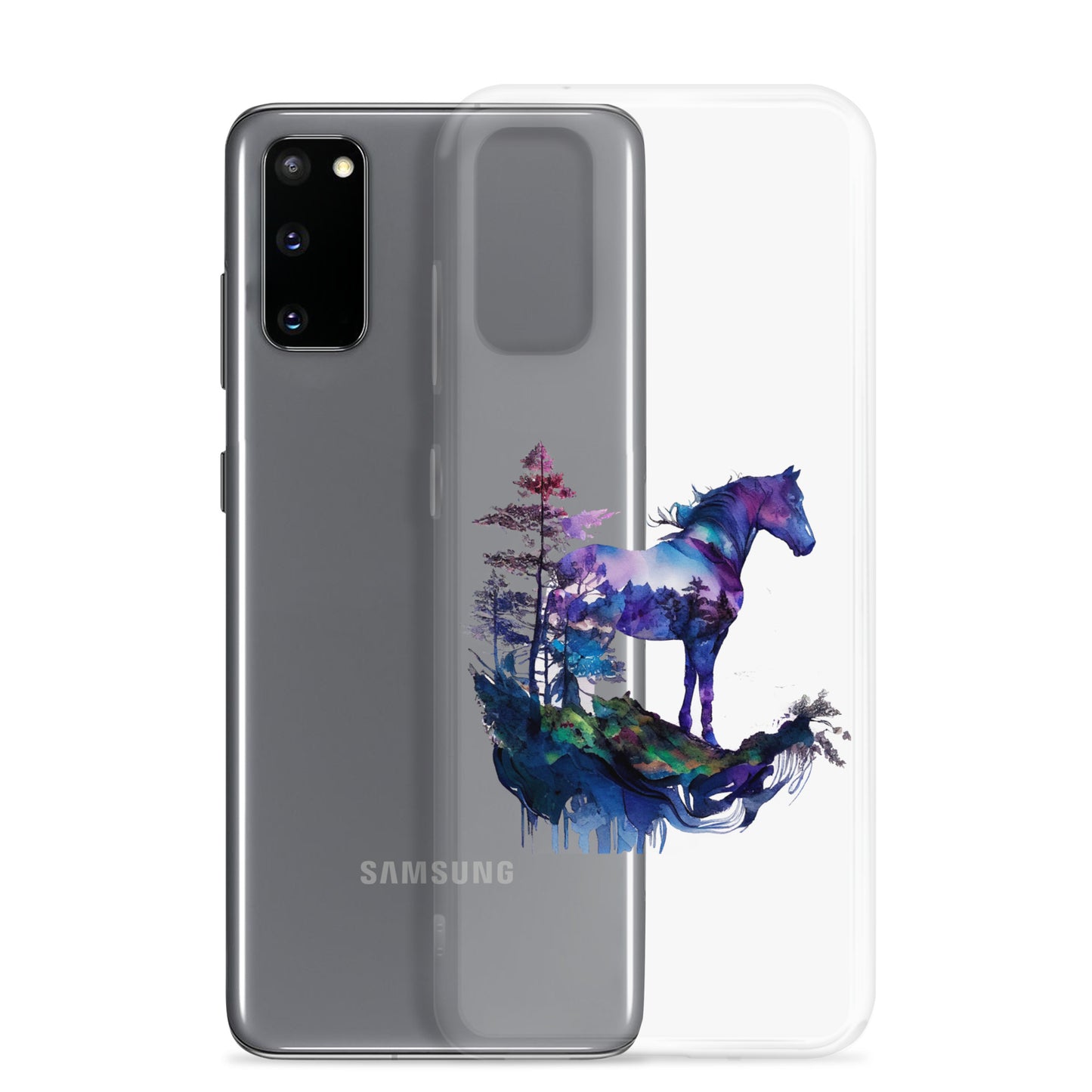 Indigo Mountain Horse Clear Case for Samsung®