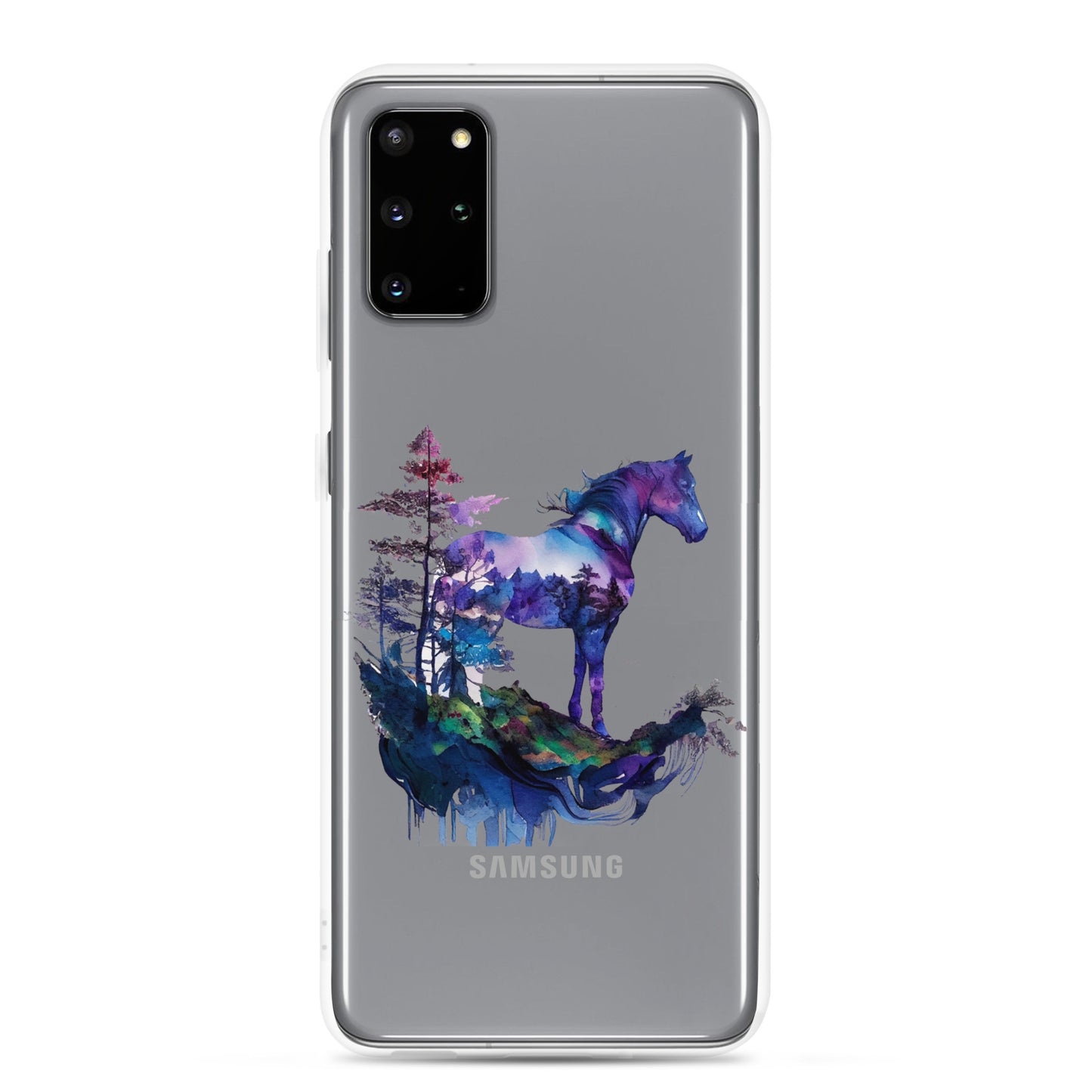 Indigo Mountain Horse Clear Case for Samsung®