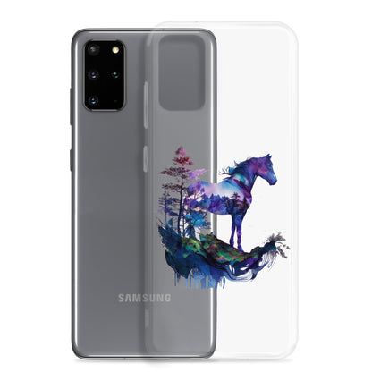 Indigo Mountain Horse Clear Case for Samsung®