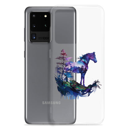 Indigo Mountain Horse Clear Case for Samsung®