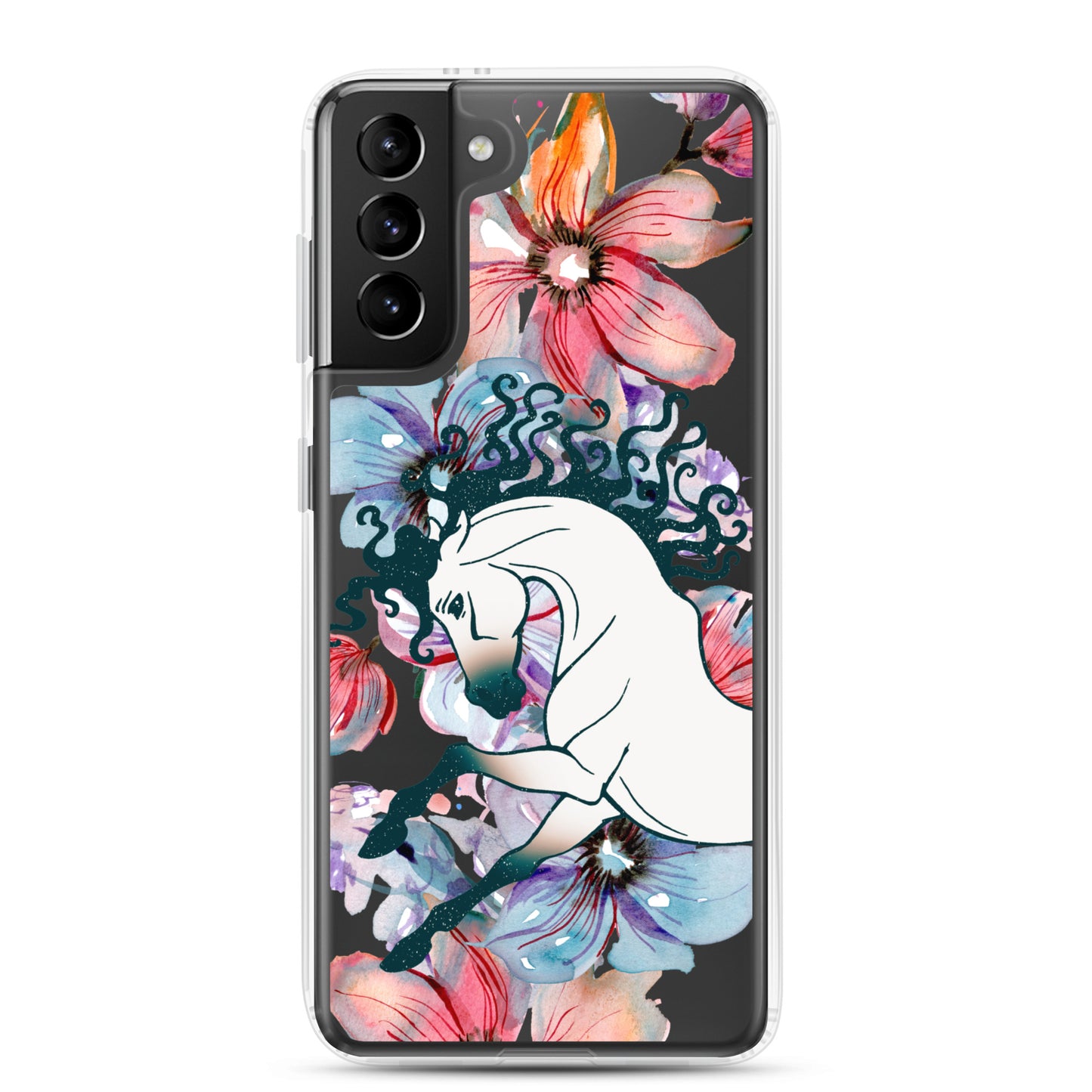 Equine Blossom Clear Case for Samsung®