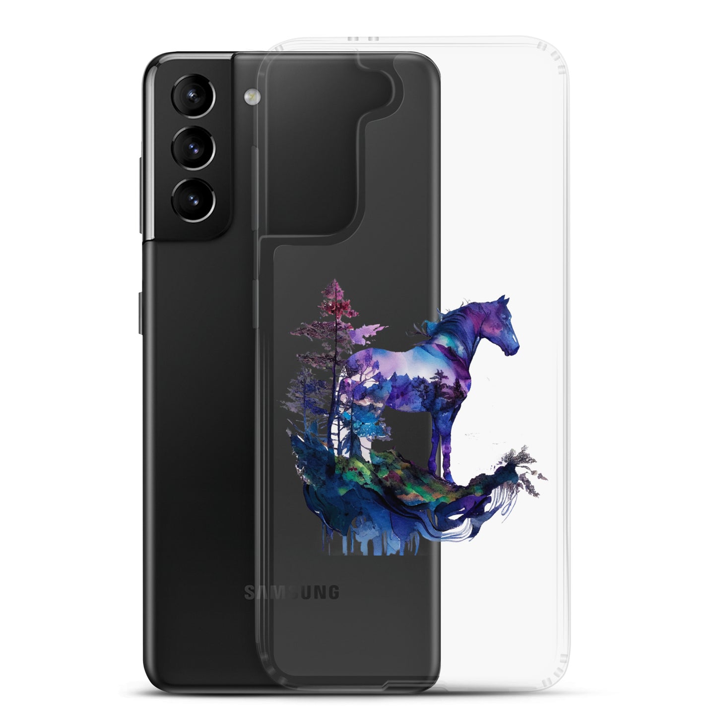 Indigo Mountain Horse Clear Case for Samsung®