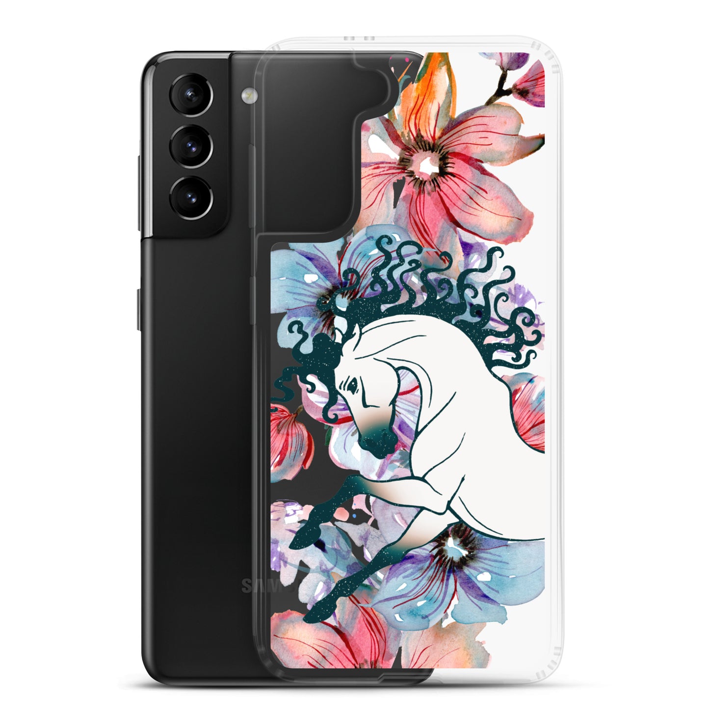 Equine Blossom Clear Case for Samsung®