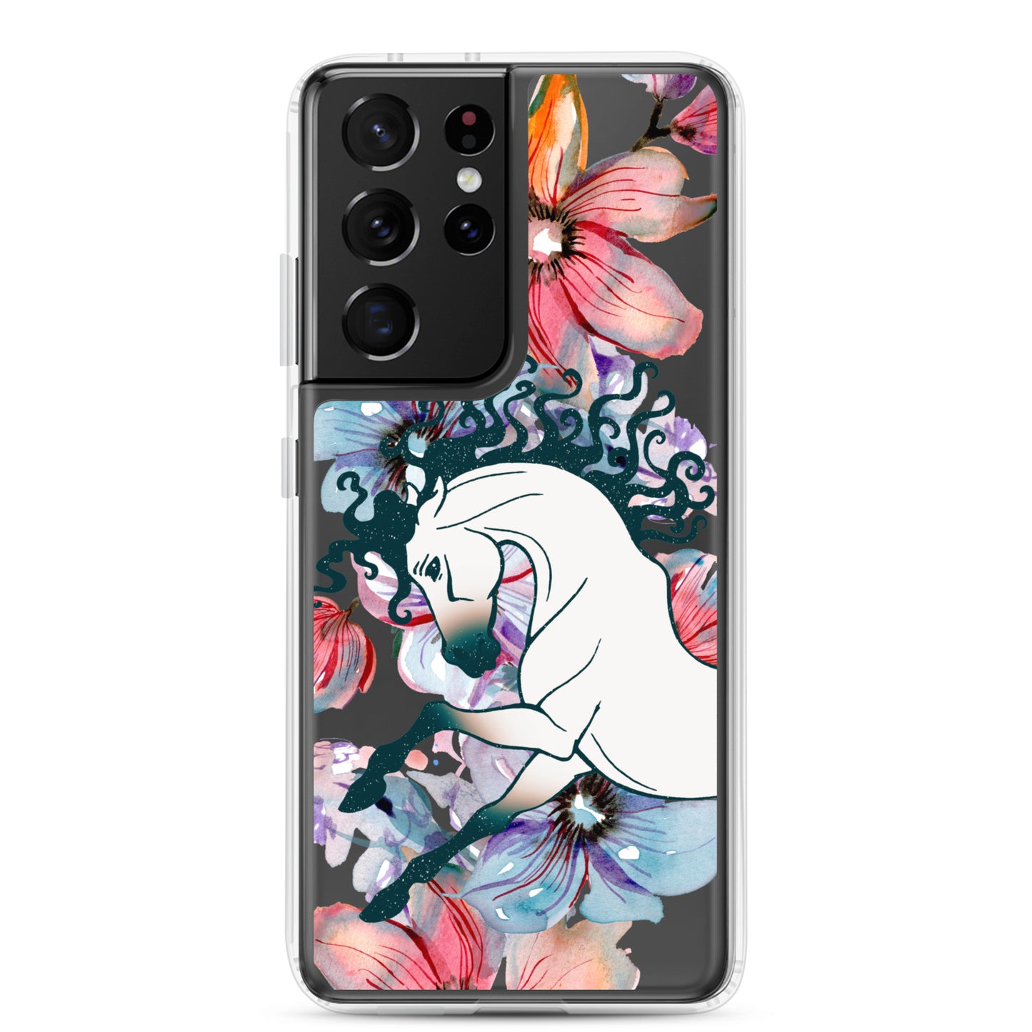 Equine Blossom Clear Case for Samsung®