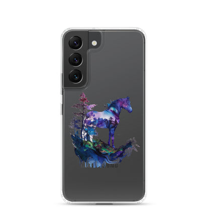 Indigo Mountain Horse Clear Case for Samsung®