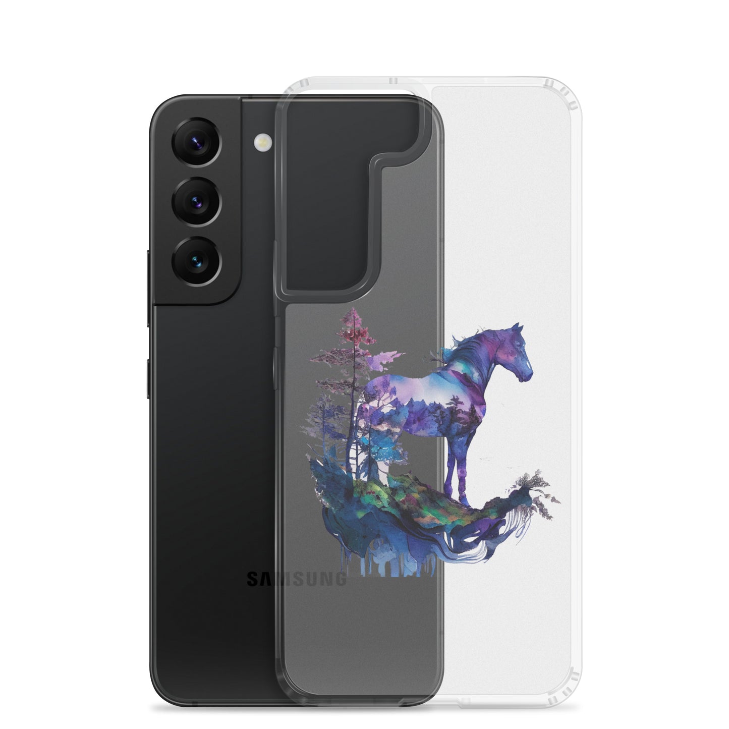 Indigo Mountain Horse Clear Case for Samsung®